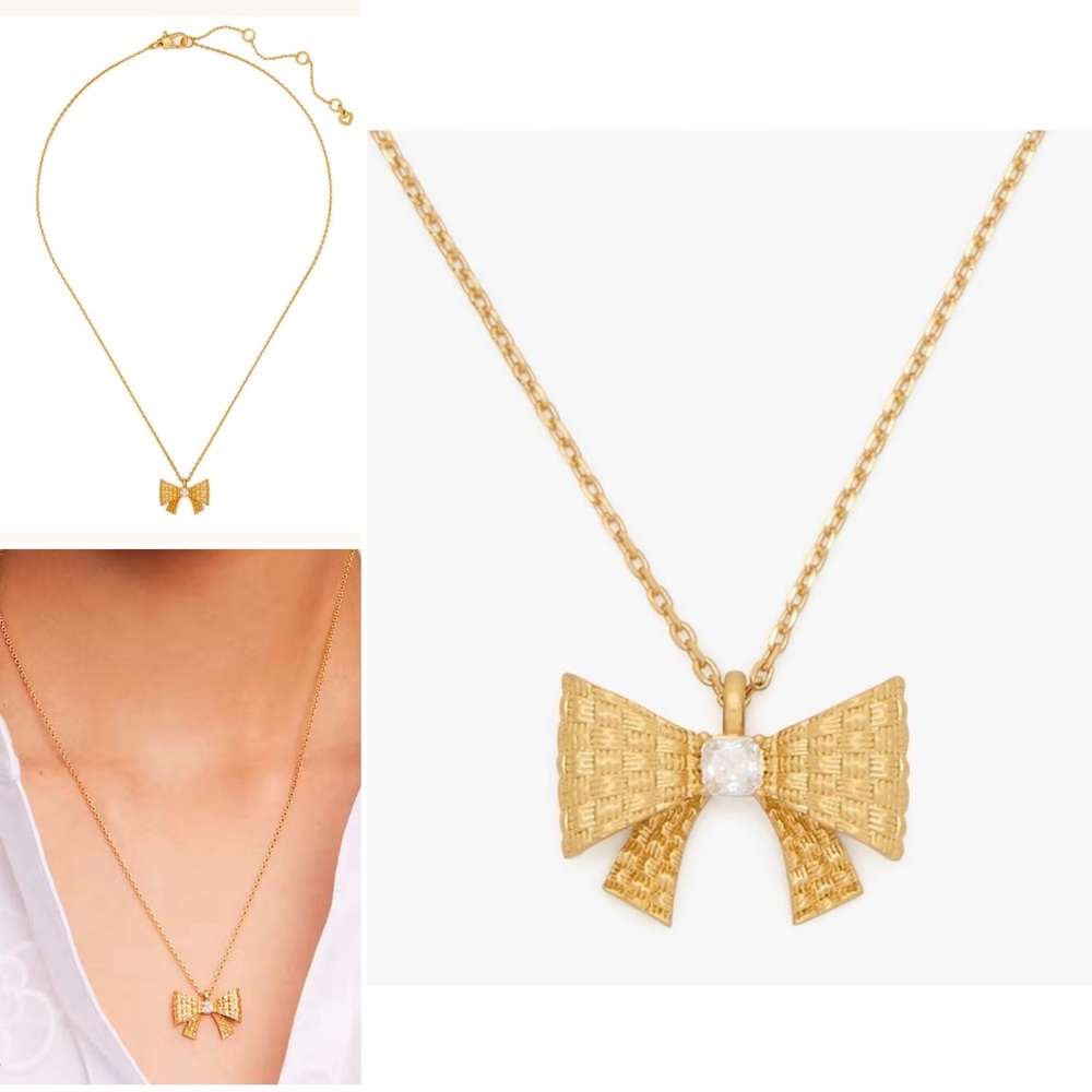 Kate Spade Wrapped In A Bow Mini Pendant